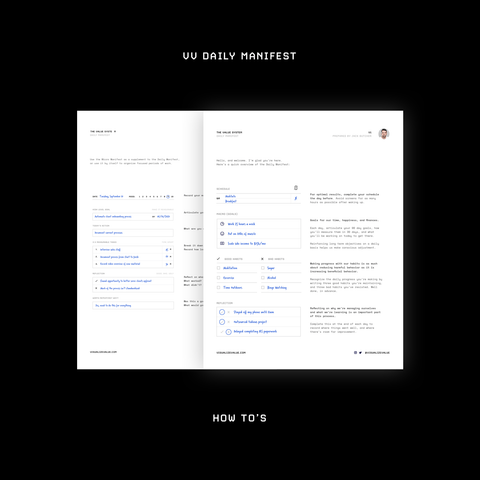 Daily Manifest How-to